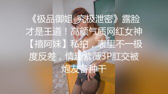 《极品御姐_究极泄密》露脸才是王道！高颜气质网红女神【禧阿妹】私拍，表里不一极度反差，情趣紫薇3P肛交被炮友各种干