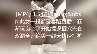 [MP4/ 1.54G]&nbsp;&nbsp;此女一般都是套路直播，逐渐玩良心了开始操逼插穴无套双洞全开绝美一线天快速打桩