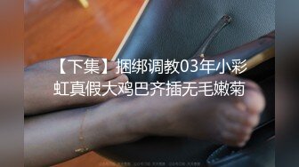 【下集】捆绑调教03年小彩虹真假大鸡巴齐插无毛嫩菊