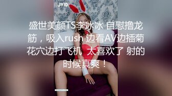 盛世美颜TS李冰冰 自慰撸龙筋，吸入rush 边看AV边插菊花穴边打飞机  太喜欢了 射的时候真爽！